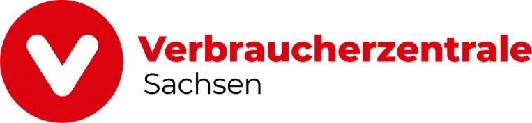 Logo Verbraucherzentrale mit roter Schrift